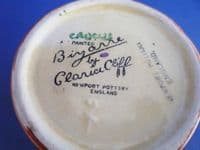 Early Clarice Cliff Bizarre Autumn 'Crocus' Tankard Cream Jug c1929 (Sold)