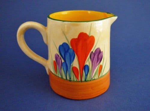 Early Clarice Cliff Bizarre Autumn 'Crocus' Tankard Cream Jug c1929 (Sold)
