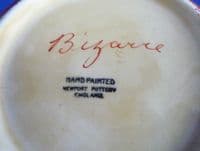 Early Clarice Cliff Original Bizarre Geometric Biscuit Barrel c1928 (Sold)