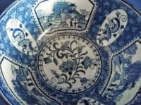 Early Pearlware Chinoiserie Pattern Bowl c1810 (Sold)