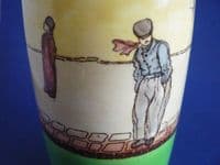 Early Royal Doulton 'Dutch A - Harlem' Series Ware Spill Vase D1886 c1910