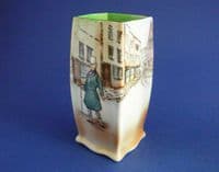 Early Royal Doulton 'Mr Micawber' Dickens Ware Series 'A' 7350 Vase D2973 c1915