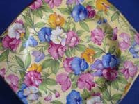 Early Royal Winton 'Sweet Pea' Chintz Tea for Two Plate c1936 (Sold)