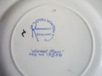 Early Royal Winton 'Sweet Pea' Chintz Tea for Two Plate c1936 (Sold)