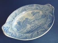 Early Spode 'Castle' Pattern Sauce Tureen Stand c1820 (Sold)