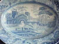 Early Spode 'Castle' Pattern Sauce Tureen Stand c1820 (Sold)