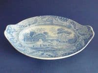 Early Spode 'Castle' Pattern Sauce Tureen Stand c1820 (Sold)