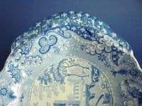 Early Spode 'Castle' Pattern Serving Dish c1820