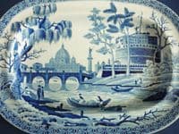 Early Spode 'Tiber' or 'Rome' Pattern Small Platter c1815 (Sold)