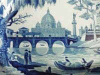 Early Spode 'Tiber' or 'Rome' Pattern Small Platter c1815 (Sold)