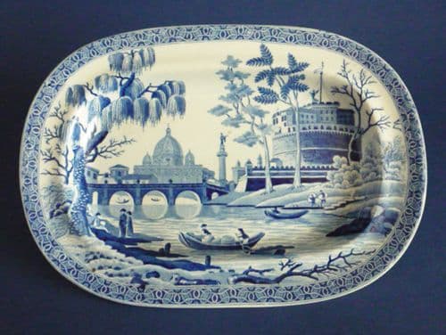 Early Spode 'Tiber' or 'Rome' Pattern Small Platter c1815 (Sold)