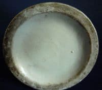 Early Staffordshire Dudson Pottery Quill Holder and Inkwell 'Seated Turk' c1840