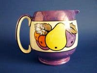 Early Susie Cooper Gray's Pottery Gloria Lustre 'Fruit' Jug c1926 (Sold)