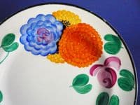 Early Susie Cooper Gray's Pottery Tea Plate - Floral Pattern 7503 c1928 #2 (Sold)