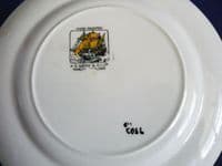 Early Susie Cooper Gray's Pottery Tea Plate - Floral Pattern 7503 c1928 #2 (Sold)