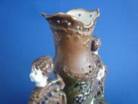 Ernst Wahliss Vienna Secessionist Figural Vase c1900