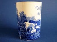 Fine Adams 'Cattle Scenery' Half Pint Mug c1895