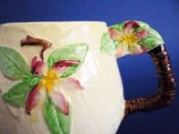 Fine Carlton Ware Yellow 'Apple Blossom' Custard Jug c1940