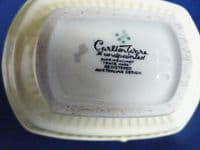 Fine Carlton Ware Yellow Sussex Trug Style 'Flowers and Basket' Posy Holder c1939