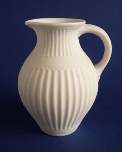 Fine Minton Parian Ware 'Lismore' Fluted Jug c1852 (Sold)