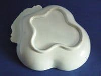 Fine Pearlware 'Flowers and Scrolling Leaves' Dessert Dish c1820