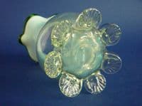 Fine Stourbridge Green Opalescent Glass Jug c1890