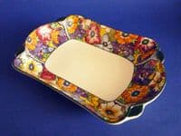 Fine Vintage Royal Doulton 'Anemones B' Series Art Deco Dish D5856 c1941 (Sold)