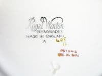 Fine Vintage Royal Winton Pink 'Petunia' 9 inch Cake Plate c1945