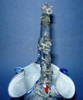 Franz Wels Spatter Glass Posy Basket c1920