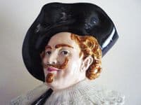 Goldscheider Myott 'Laughing Cavalier' Wall Plaque c1945