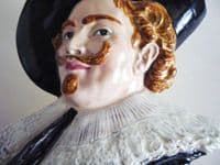 Goldscheider Myott 'Laughing Cavalier' Wall Plaque c1945