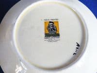 Gray's Pottery Art Deco Floral Design A2112 Coffee Can and Saucer c1934 #2