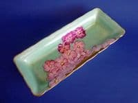 Gray's Pottery Art Deco Pink and Green Floral Dish c1932 (Sold)