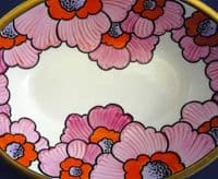 Gray's Pottery Floral Pattern 8533 Art Deco Dish c1929