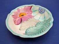 Gray's Pottery Floral Pattern A2939 Art Deco Dish c1935