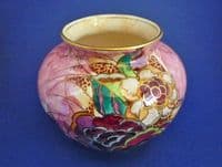 Grimwade's Royal Winton 'Crazy Paving' Pink Lustre Claudine Vase c1936 (Sold)