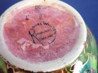 Grimwade's Royal Winton 'Crazy Paving' Pink Lustre Claudine Vase c1936 (Sold)