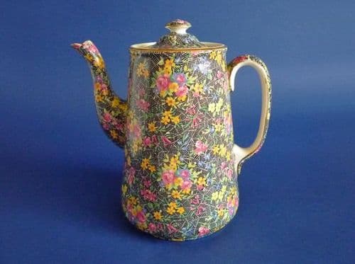 Grimwade's Royal Winton 'Cromer' Chintz Coffee Pot c1936