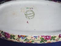 Grimwades Royal Winton 'Clevedon' Chintz Canoe Shaped Dish c1935