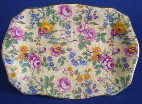 Grimwades Royal Winton 'Clevedon' Chintz Plate c1935