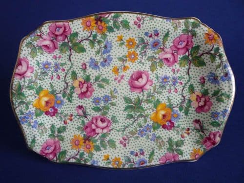 Grimwades Royal Winton 'Cranstone' Chintz Plate c1935