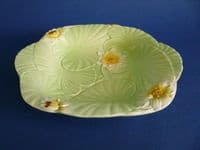 Grimwades Royal Winton Green 'Regina' Water Lily Salad Dish c1934