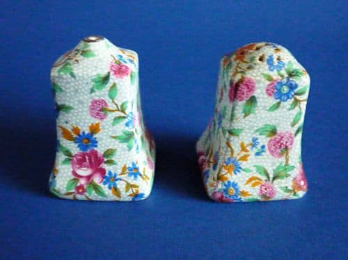 Grimwades Royal Winton 'Old Cottage Chintz' Salt and Pepper Pots c1940