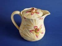 Grimwades Royal Winton 'Regina' Water Lily Covered Jug c1935