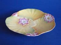 Grimwades Royal Winton Yellow 'Regina' Water Lily Bonbon Dish c1936