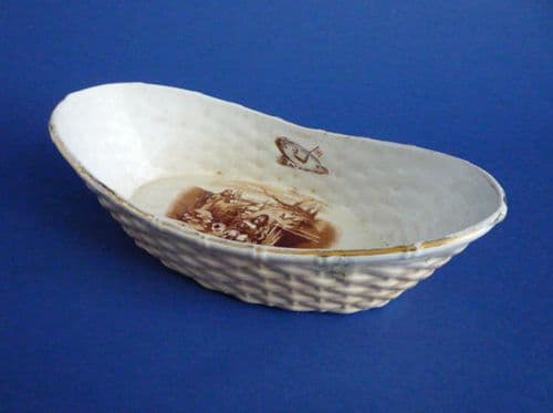Grimwades WW1 Bruce Bairnsfather 'Old Bill' Oval Dish c1920