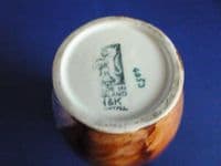 H & K Tunstall Pottery 'Clematis' Art Deco Vase c1935 (Sold)