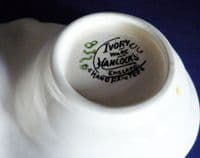 Hancock's Art Deco 'Ivory Ware' Double Jam Dish c1930