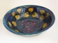 Hancock's Morris Ware C75-1 Large 'Clematis' Bowl by George Cartlidge c1920
