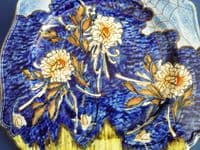 Hand Painted Grimwades Royal Winton 'Chrysanthemum' Lustre Wall Plate c1934 (Sold)
